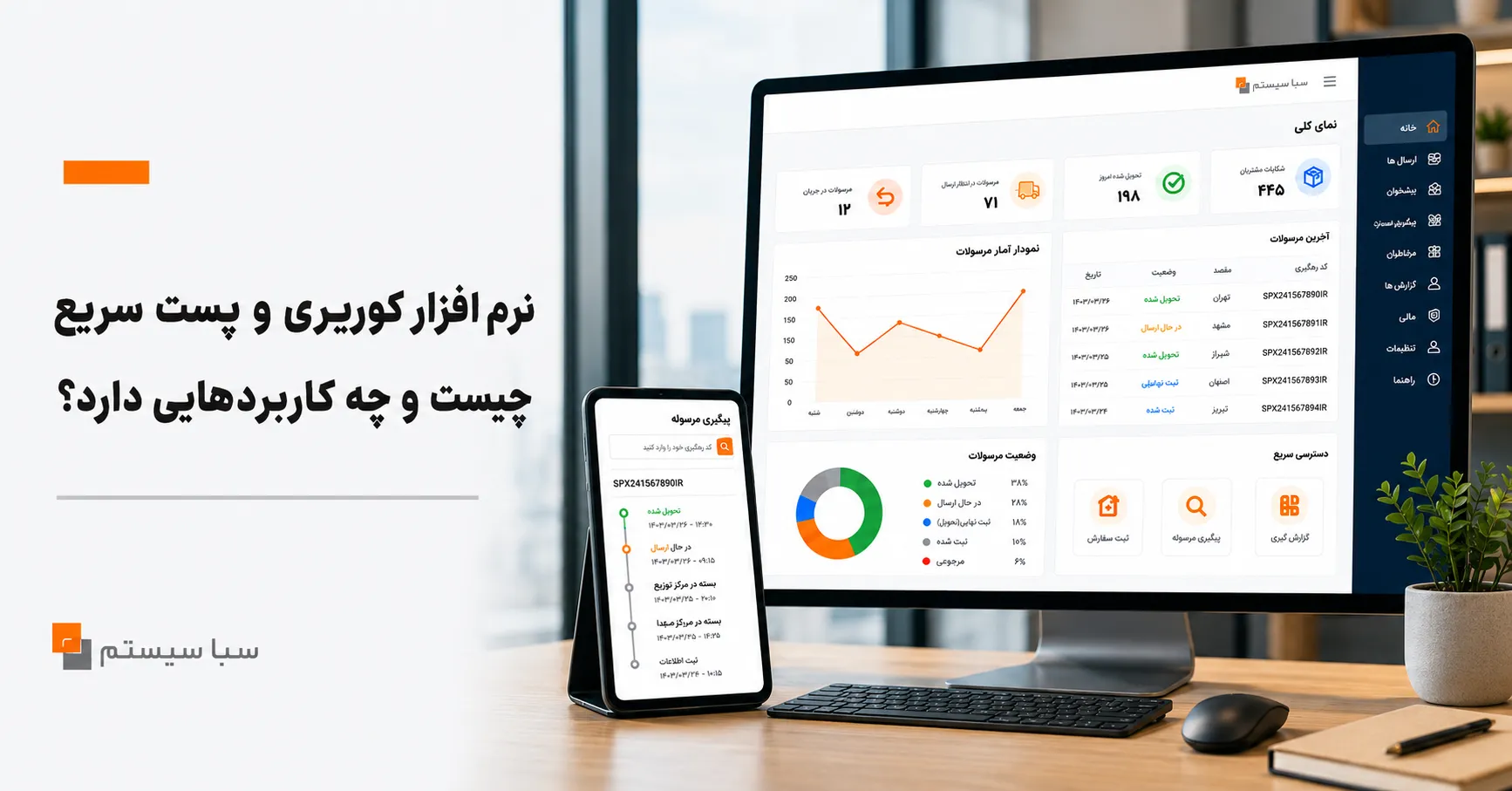 نرم افزار کوریری و پست سریع