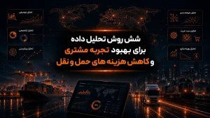 شش روش تحلیل داده برای بهبود تجربه مشتری و کاهش هزینه های حمل و نقل