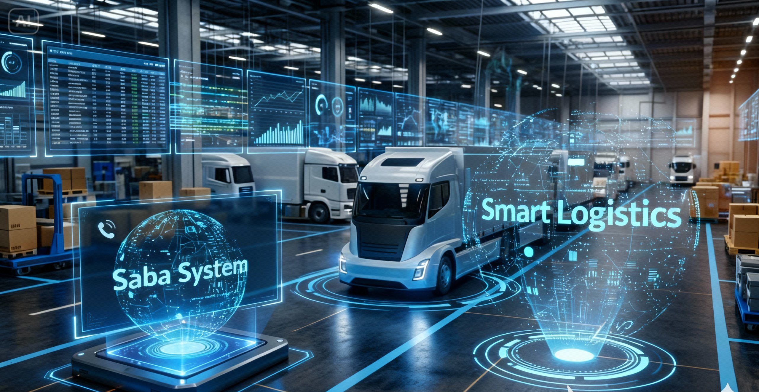 Ai generated image for ai in transportation