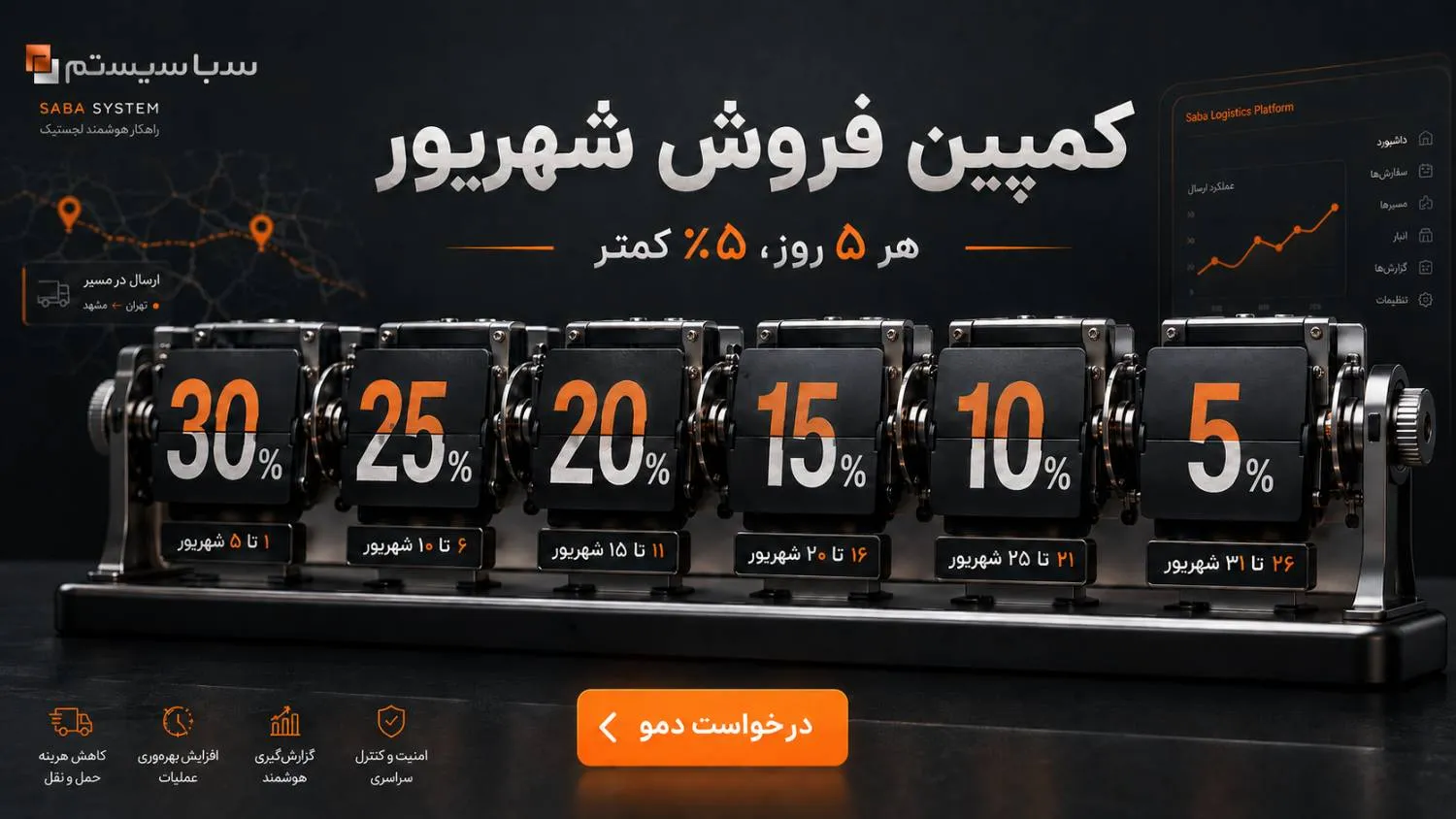 کمپین شهریور سبا سیستم