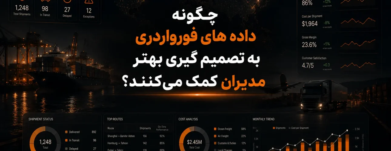 چگونه داده های فورواردری به تصمیم گیری بهتر مدیران کمک می‌کنند؟